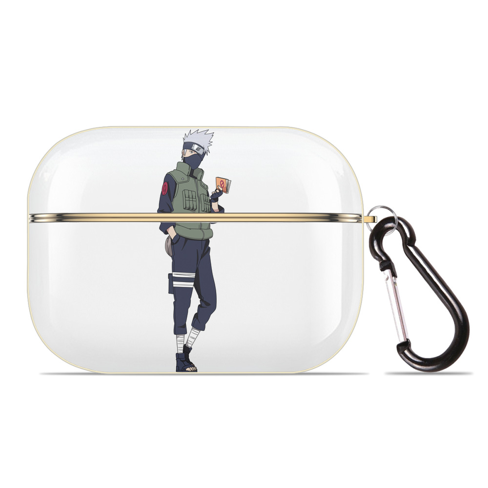 （画像用） NARUTO -ナルト- はたけ カカシ Hatake Kakashi 【AirPods Pro用】ハードシェル保護ケース｜耐衝撃・防指紋・カラビナ付き商品仕様