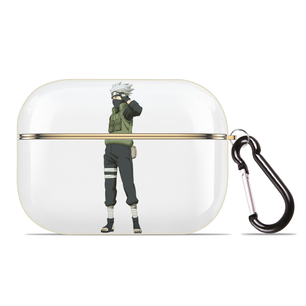 （画像用） NARUTO -ナルト- はたけ カカシ Hatake Kakashi 【AirPods Pro用】ハードシェル保護ケース｜耐衝撃・防指紋・カラビナ付き商品仕様