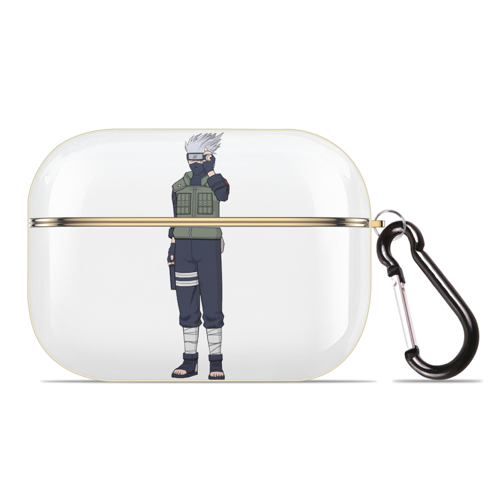 （画像用） NARUTO -ナルト- はたけ カカシ Hatake Kakashi 【AirPods Pro用】ハードシェル保護ケース｜耐衝撃・防指紋・カラビナ付き商品仕様