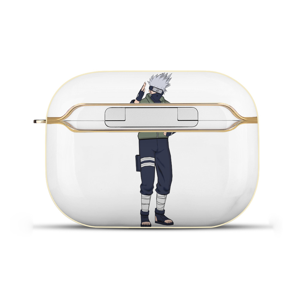 （画像用） NARUTO -ナルト- はたけ カカシ Hatake Kakashi 【AirPods Pro用】ハードシェル保護ケース｜耐衝撃・防指紋・カラビナ付き商品仕様