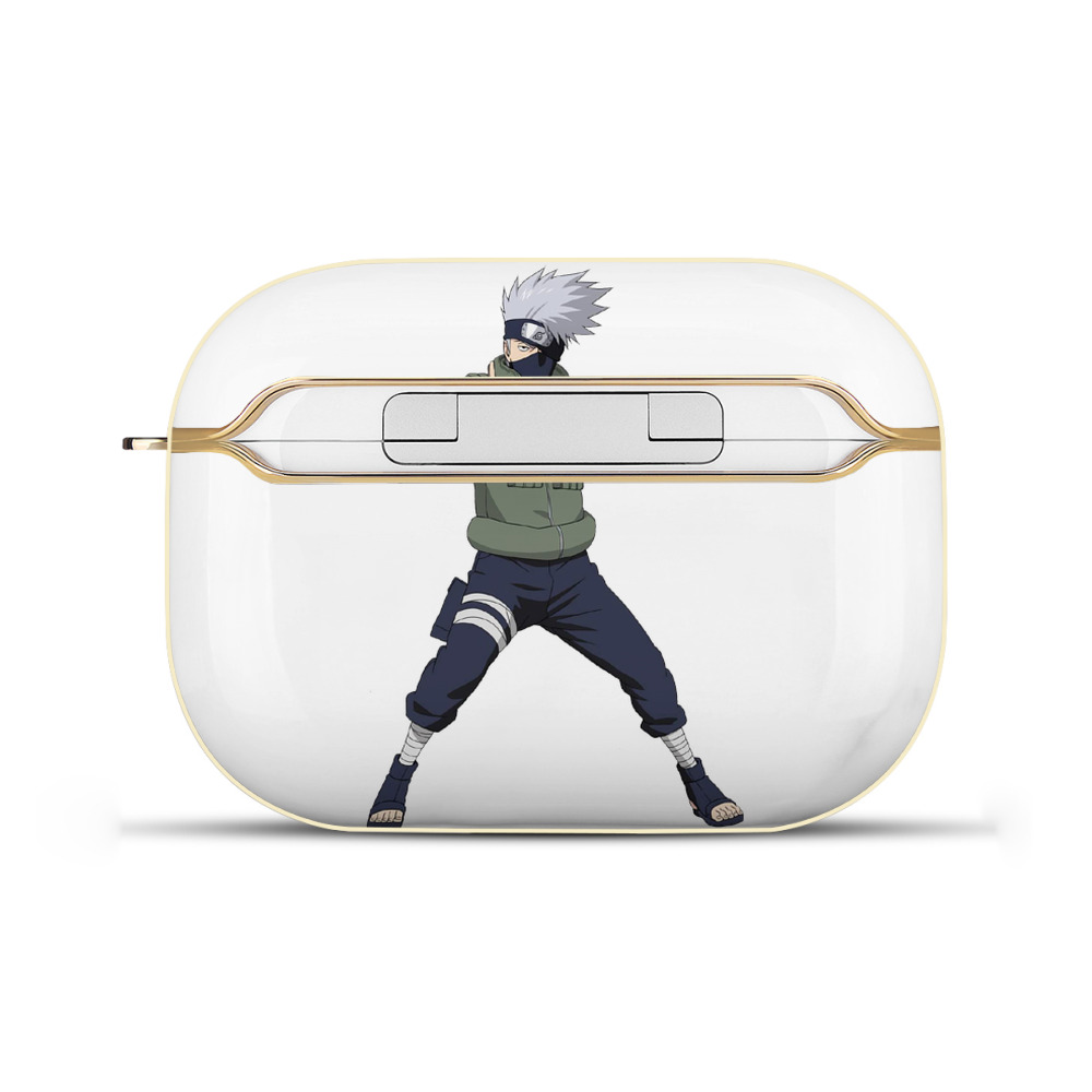 （画像用） NARUTO -ナルト- はたけ カカシ Hatake Kakashi 【AirPods Pro用】ハードシェル保護ケース｜耐衝撃・防指紋・カラビナ付き商品仕様