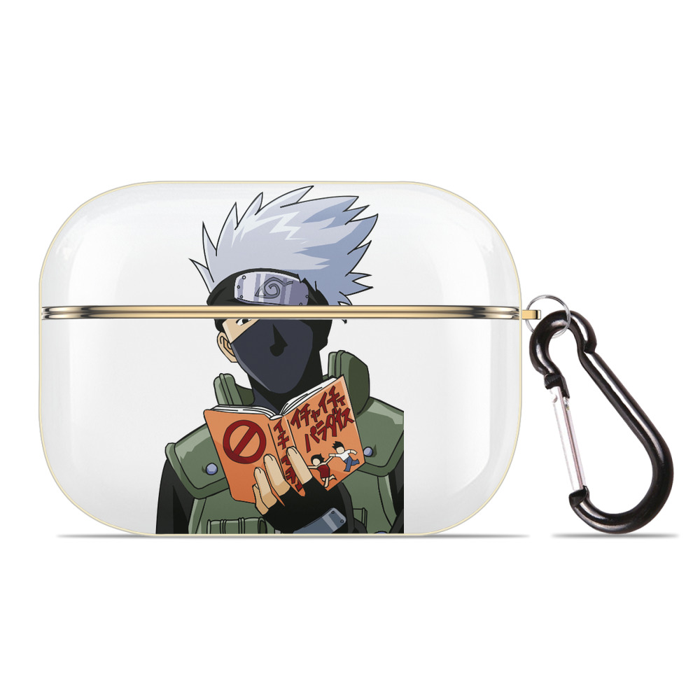 （画像用） NARUTO -ナルト- はたけ カカシ Hatake Kakashi 【AirPods Pro用】ハードシェル保護ケース｜耐衝撃・防指紋・カラビナ付き商品仕様