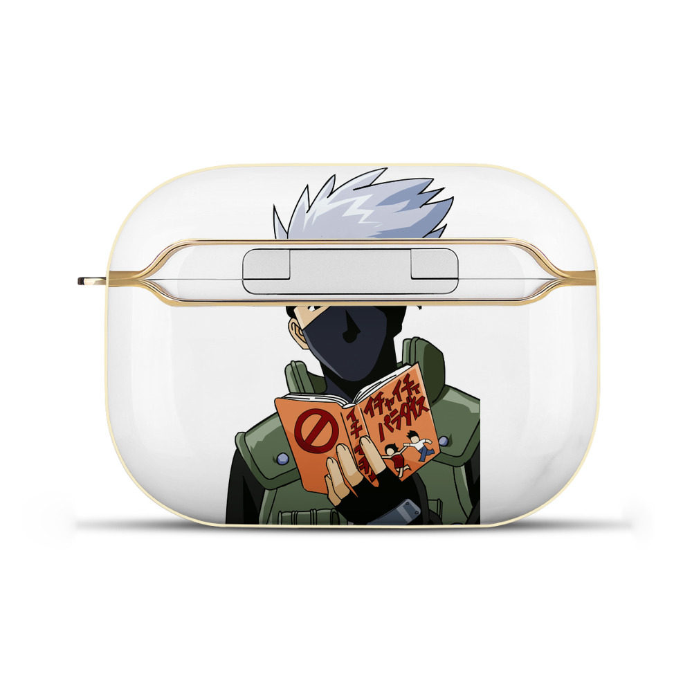 （画像用） NARUTO -ナルト- はたけ カカシ Hatake Kakashi 【AirPods Pro用】ハードシェル保護ケース｜耐衝撃・防指紋・カラビナ付き商品仕様