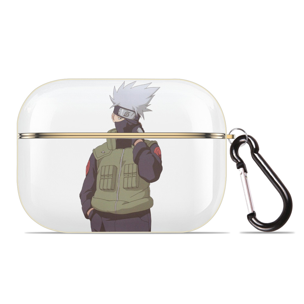 （画像用） NARUTO -ナルト- はたけ カカシ Hatake Kakashi 【AirPods Pro用】ハードシェル保護ケース｜耐衝撃・防指紋・カラビナ付き商品仕様