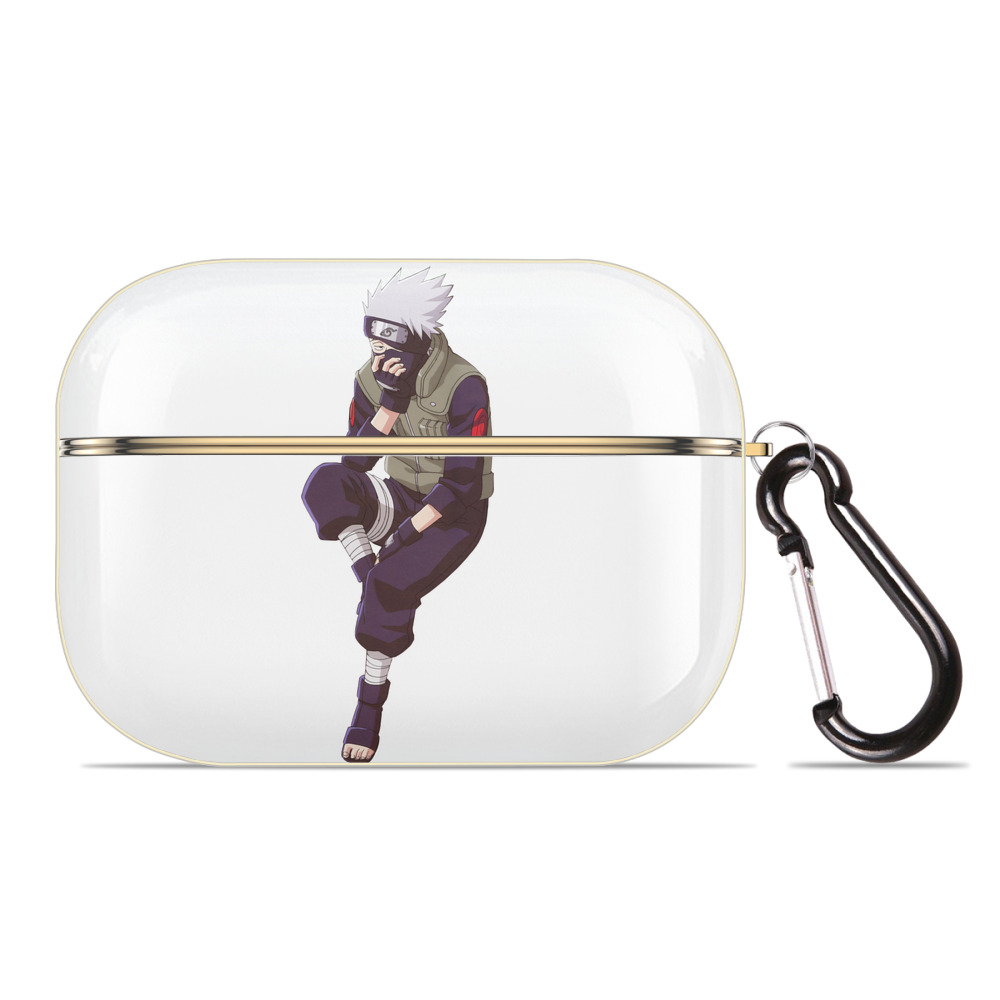 （画像用） NARUTO -ナルト- はたけ カカシ Hatake Kakashi 【AirPods Pro用】ハードシェル保護ケース｜耐衝撃・防指紋・カラビナ付き商品仕様
