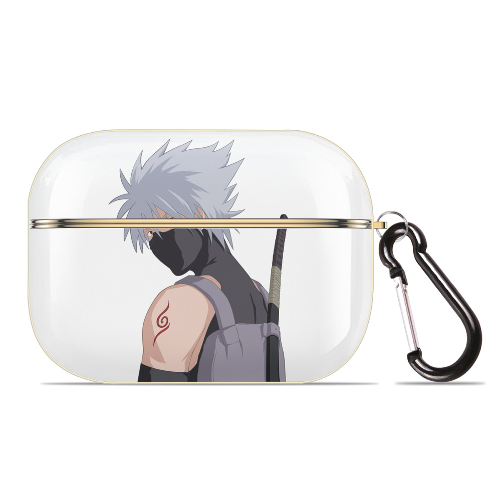（画像用） NARUTO -ナルト- はたけ カカシ Hatake Kakashi 【AirPods Pro用】ハードシェル保護ケース｜耐衝撃・防指紋・カラビナ付き商品仕様