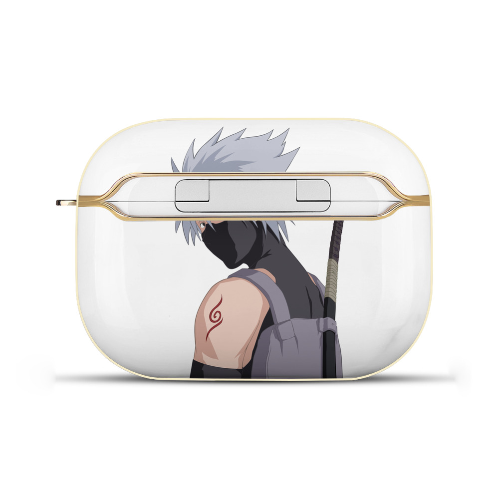 （画像用） NARUTO -ナルト- はたけ カカシ Hatake Kakashi 【AirPods Pro用】ハードシェル保護ケース｜耐衝撃・防指紋・カラビナ付き商品仕様
