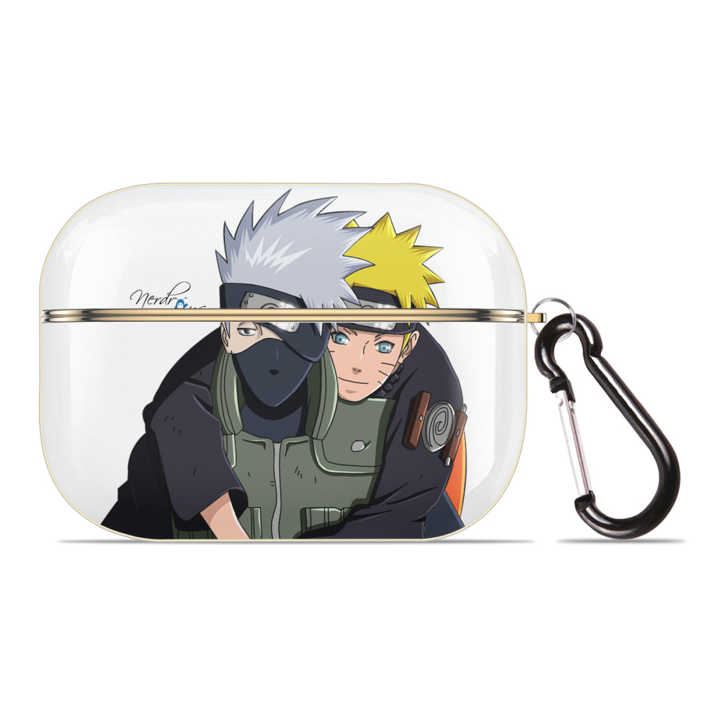 （画像用） NARUTO -ナルト- はたけ カカシ Hatake Kakashi 【AirPods Pro用】ハードシェル保護ケース｜耐衝撃・防指紋・カラビナ付き商品仕様