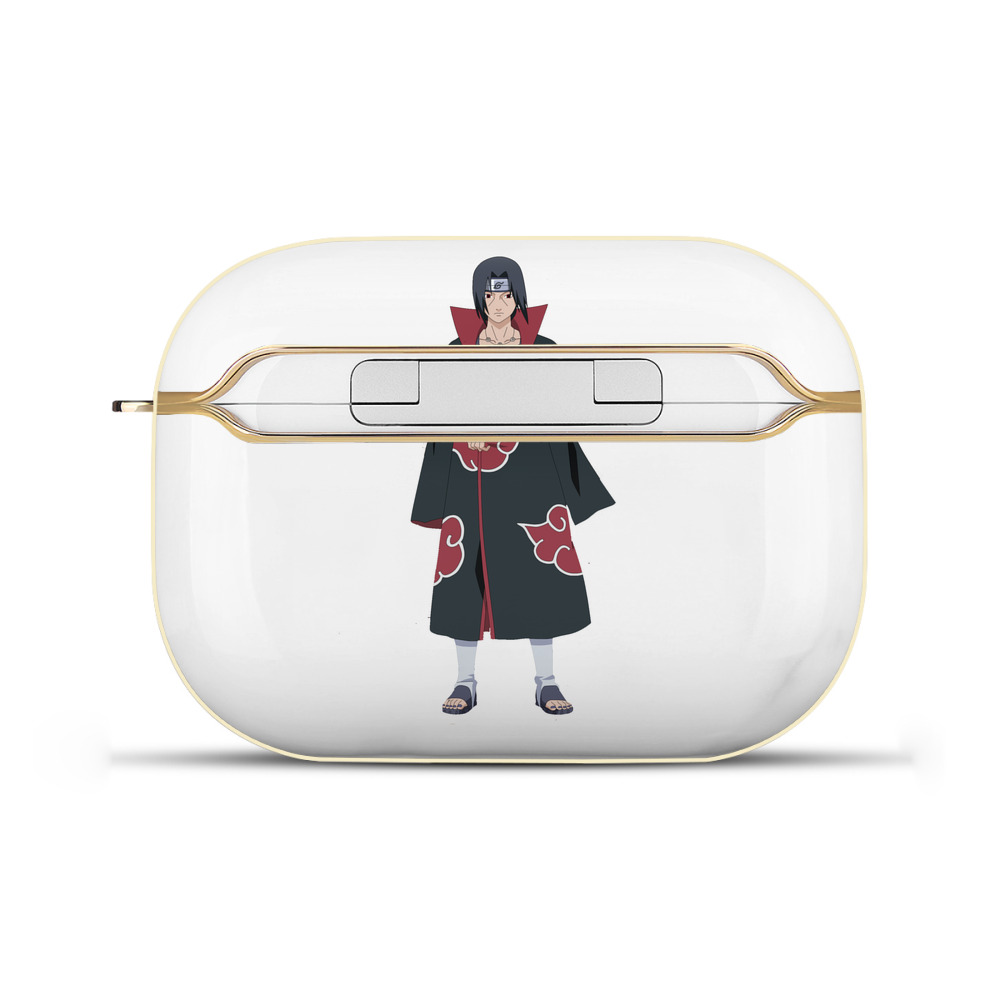 （画像用） NARUTO -ナルト- うちは イタチ Uchiha Itachi 【AirPods Pro用】ハードシェル保護ケース｜耐衝撃・防指紋・カラビナ付き商品仕様