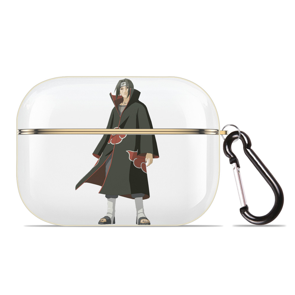 （画像用） NARUTO -ナルト- うちは イタチ Uchiha Itachi 【AirPods Pro用】ハードシェル保護ケース｜耐衝撃・防指紋・カラビナ付き商品仕様