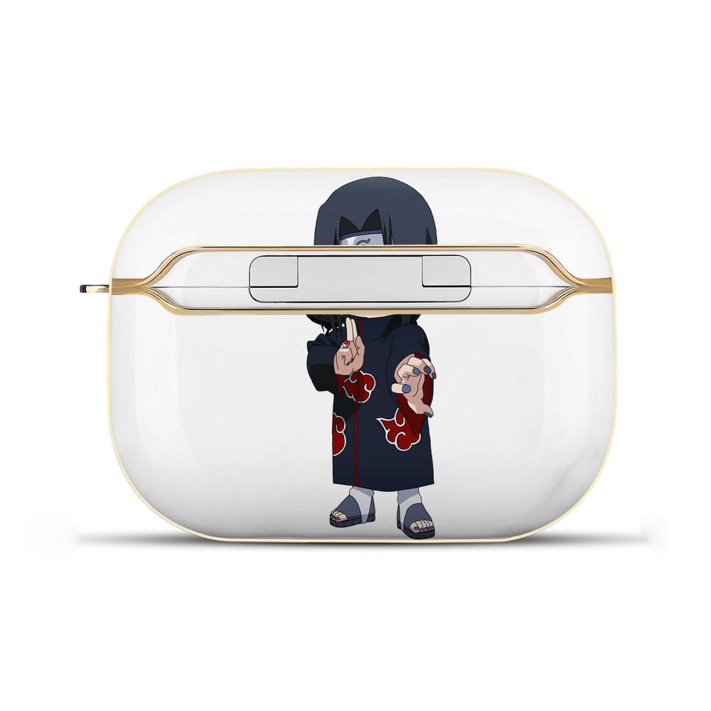 （画像用） NARUTO -ナルト- うちは イタチ Uchiha Itachi 【AirPods Pro用】ハードシェル保護ケース｜耐衝撃・防指紋・カラビナ付き商品仕様