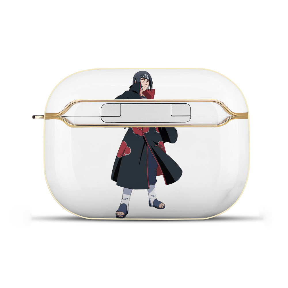 （画像用） NARUTO -ナルト- うちは イタチ Uchiha Itachi 【AirPods Pro用】ハードシェル保護ケース｜耐衝撃・防指紋・カラビナ付き商品仕様