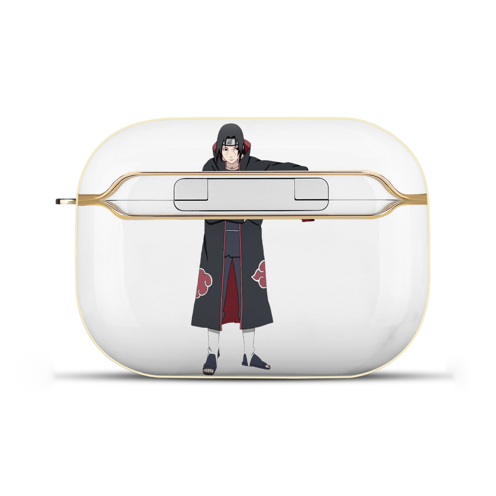 （画像用） NARUTO -ナルト- うちは イタチ Uchiha Itachi 【AirPods Pro用】ハードシェル保護ケース｜耐衝撃・防指紋・カラビナ付き商品仕様