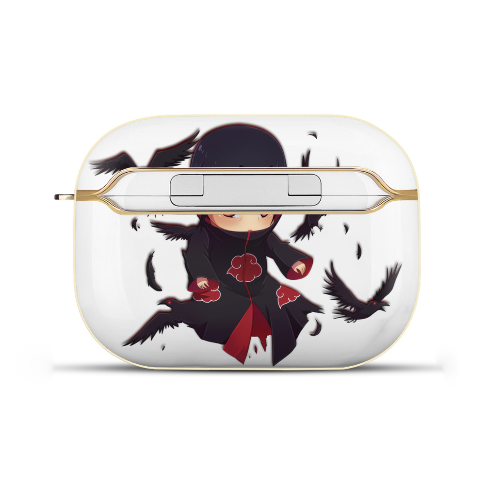 （画像用） NARUTO -ナルト- うちは イタチ Uchiha Itachi 【AirPods Pro用】ハードシェル保護ケース｜耐衝撃・防指紋・カラビナ付き商品仕様