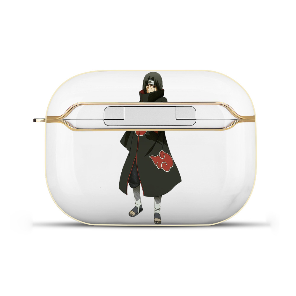 （画像用） NARUTO -ナルト- うちは イタチ Uchiha Itachi 【AirPods Pro用】ハードシェル保護ケース｜耐衝撃・防指紋・カラビナ付き商品仕様