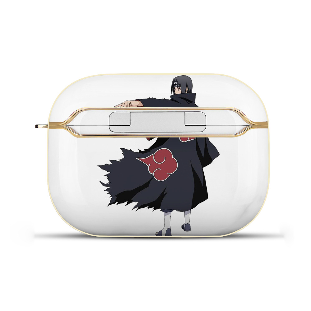 （画像用） NARUTO -ナルト- うちは イタチ Uchiha Itachi 【AirPods Pro用】ハードシェル保護ケース｜耐衝撃・防指紋・カラビナ付き商品仕様