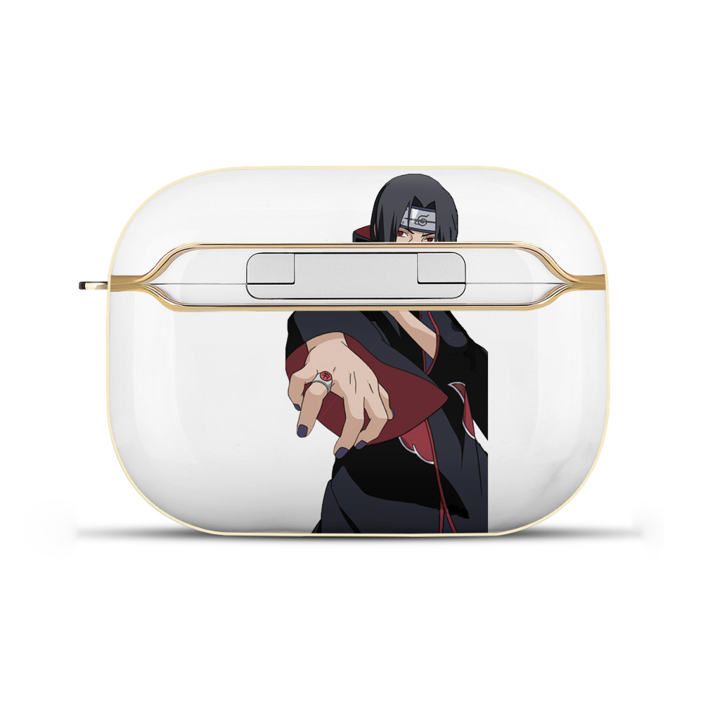 （画像用） NARUTO -ナルト- うちは イタチ Uchiha Itachi 【AirPods Pro用】ハードシェル保護ケース｜耐衝撃・防指紋・カラビナ付き商品仕様