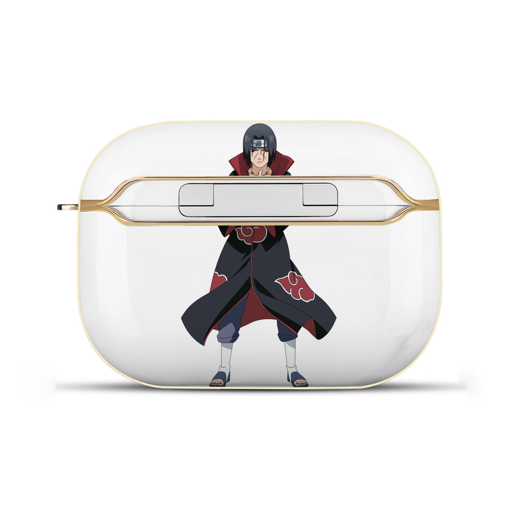 （画像用） NARUTO -ナルト- うちは イタチ Uchiha Itachi 【AirPods Pro用】ハードシェル保護ケース｜耐衝撃・防指紋・カラビナ付き商品仕様