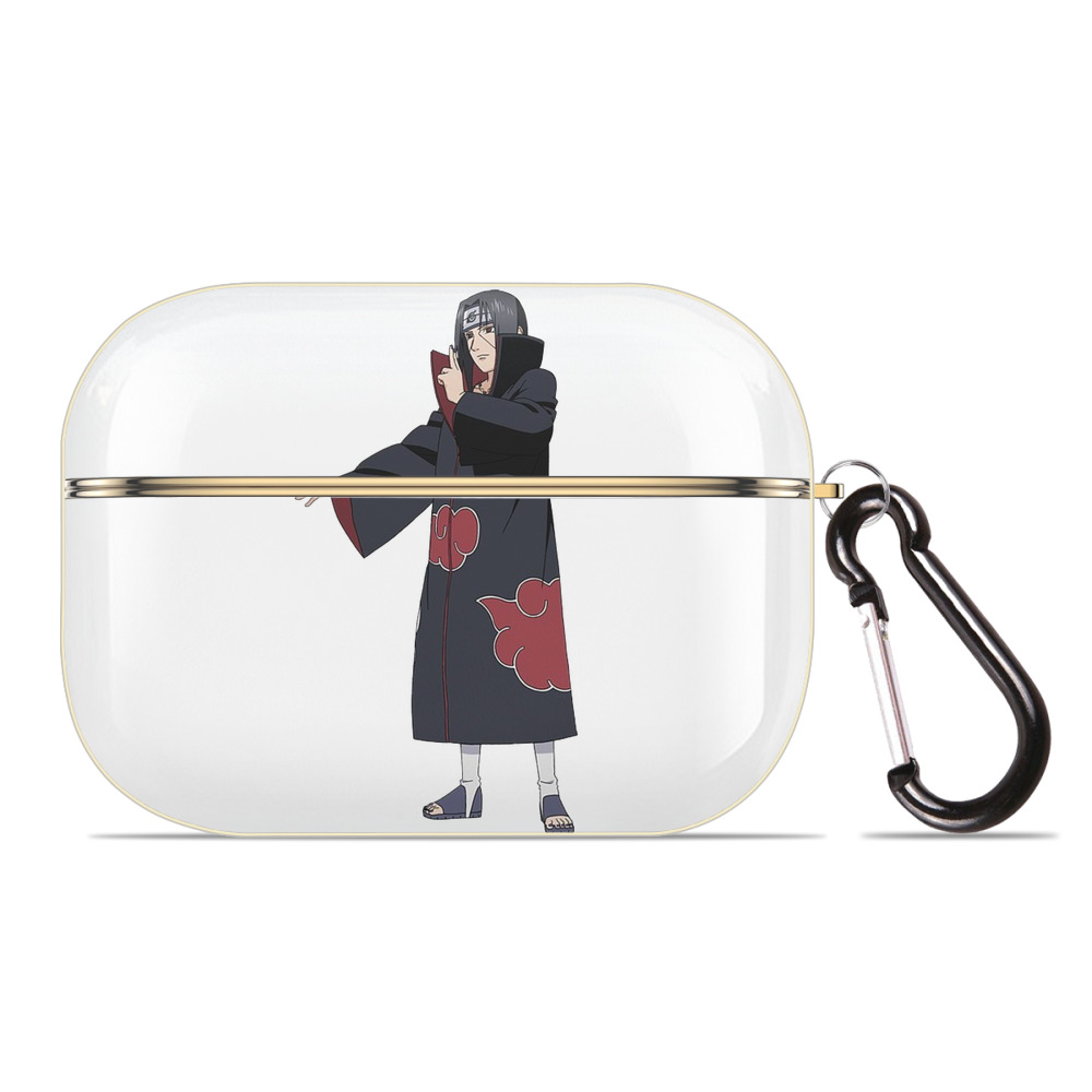（画像用） NARUTO -ナルト- うちは イタチ Uchiha Itachi 【AirPods Pro用】ハードシェル保護ケース｜耐衝撃・防指紋・カラビナ付き商品仕様