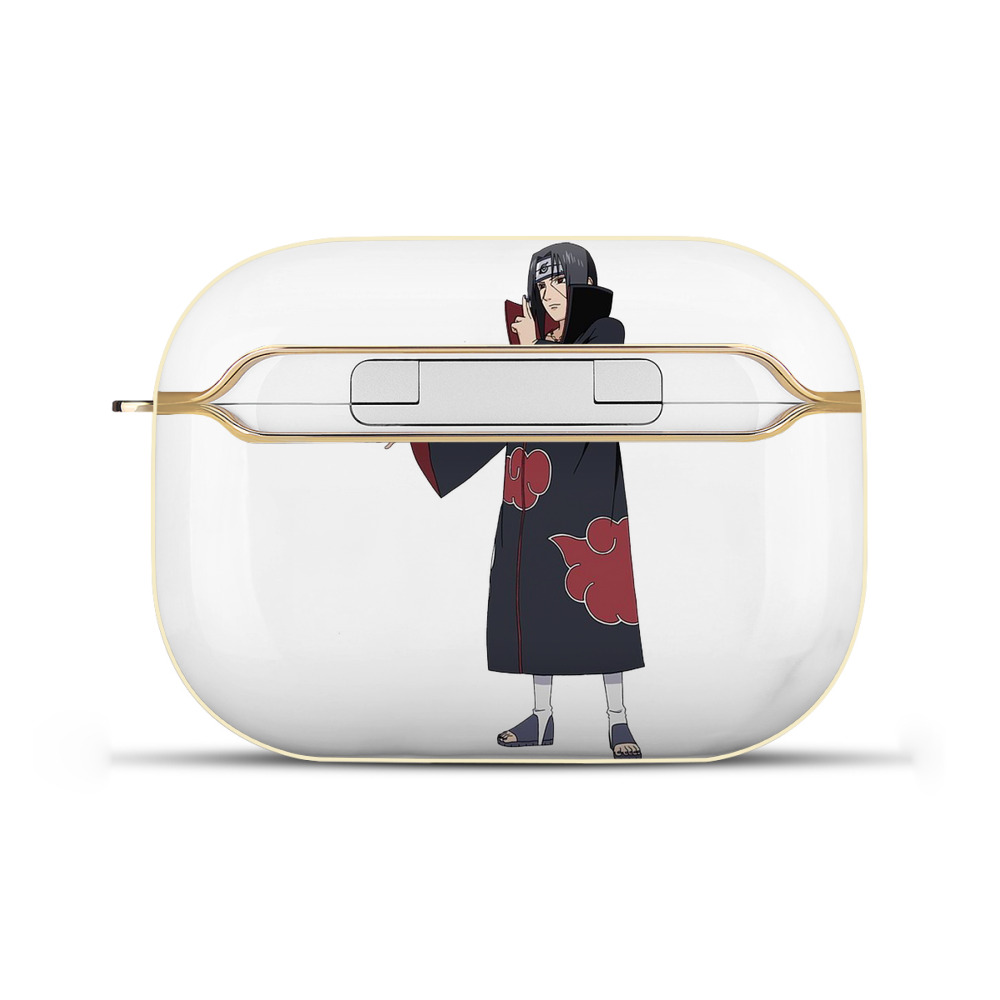 （画像用） NARUTO -ナルト- うちは イタチ Uchiha Itachi 【AirPods Pro用】ハードシェル保護ケース｜耐衝撃・防指紋・カラビナ付き商品仕様