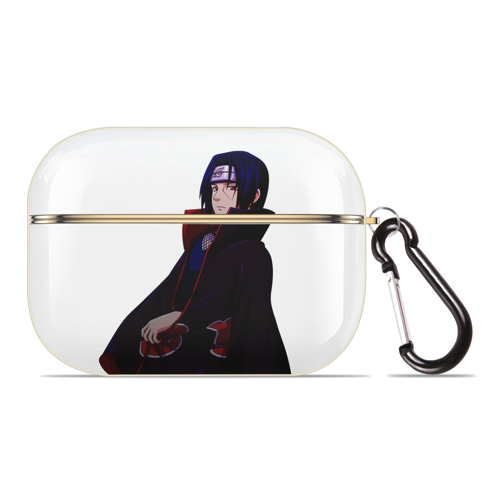 （画像用） NARUTO -ナルト- うちは イタチ Uchiha Itachi 【AirPods Pro用】ハードシェル保護ケース｜耐衝撃・防指紋・カラビナ付き商品仕様
