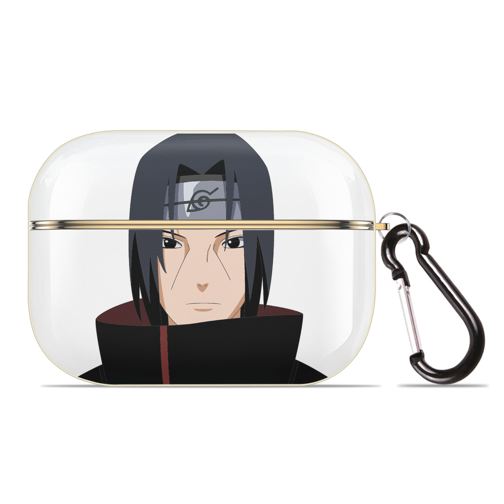 （画像用） NARUTO -ナルト- うちは イタチ Uchiha Itachi 【AirPods Pro用】ハードシェル保護ケース｜耐衝撃・防指紋・カラビナ付き商品仕様