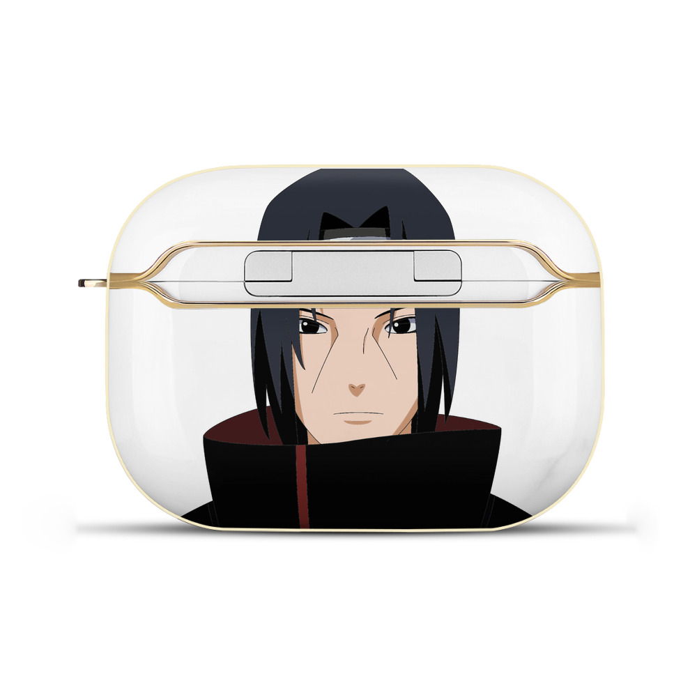 （画像用） NARUTO -ナルト- うちは イタチ Uchiha Itachi 【AirPods Pro用】ハードシェル保護ケース｜耐衝撃・防指紋・カラビナ付き商品仕様