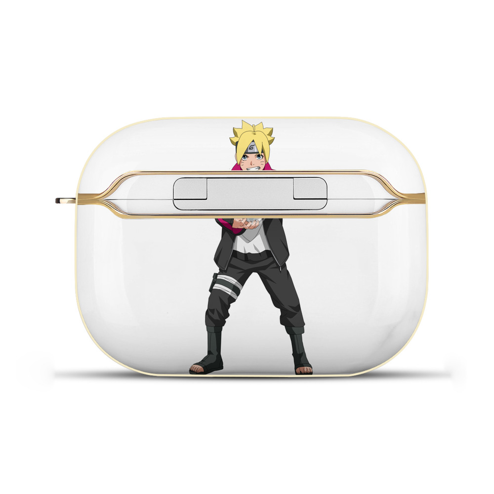 （画像用） NARUTO -ナルト- うずまき ボルト Uzumaki Boruto 【AirPods Pro用】ハードシェル保護ケース｜耐衝撃・防指紋・カラビナ付き商品仕様