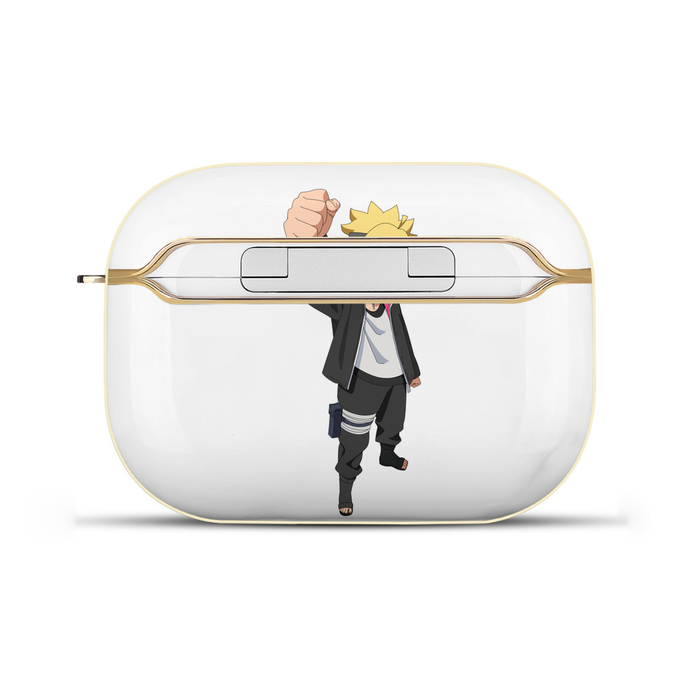 （画像用） NARUTO -ナルト- うずまき ボルト Uzumaki Boruto 【AirPods Pro用】ハードシェル保護ケース｜耐衝撃・防指紋・カラビナ付き商品仕様