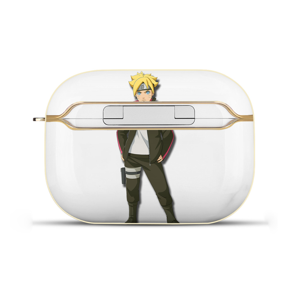 （画像用） NARUTO -ナルト- うずまき ボルト Uzumaki Boruto 【AirPods Pro用】ハードシェル保護ケース｜耐衝撃・防指紋・カラビナ付き商品仕様