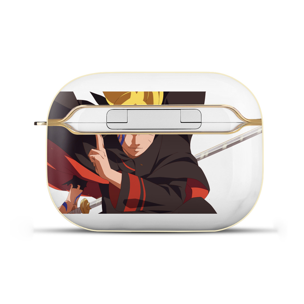 （画像用） NARUTO -ナルト- うずまき ボルト Uzumaki Boruto 【AirPods Pro用】ハードシェル保護ケース｜耐衝撃・防指紋・カラビナ付き商品仕様