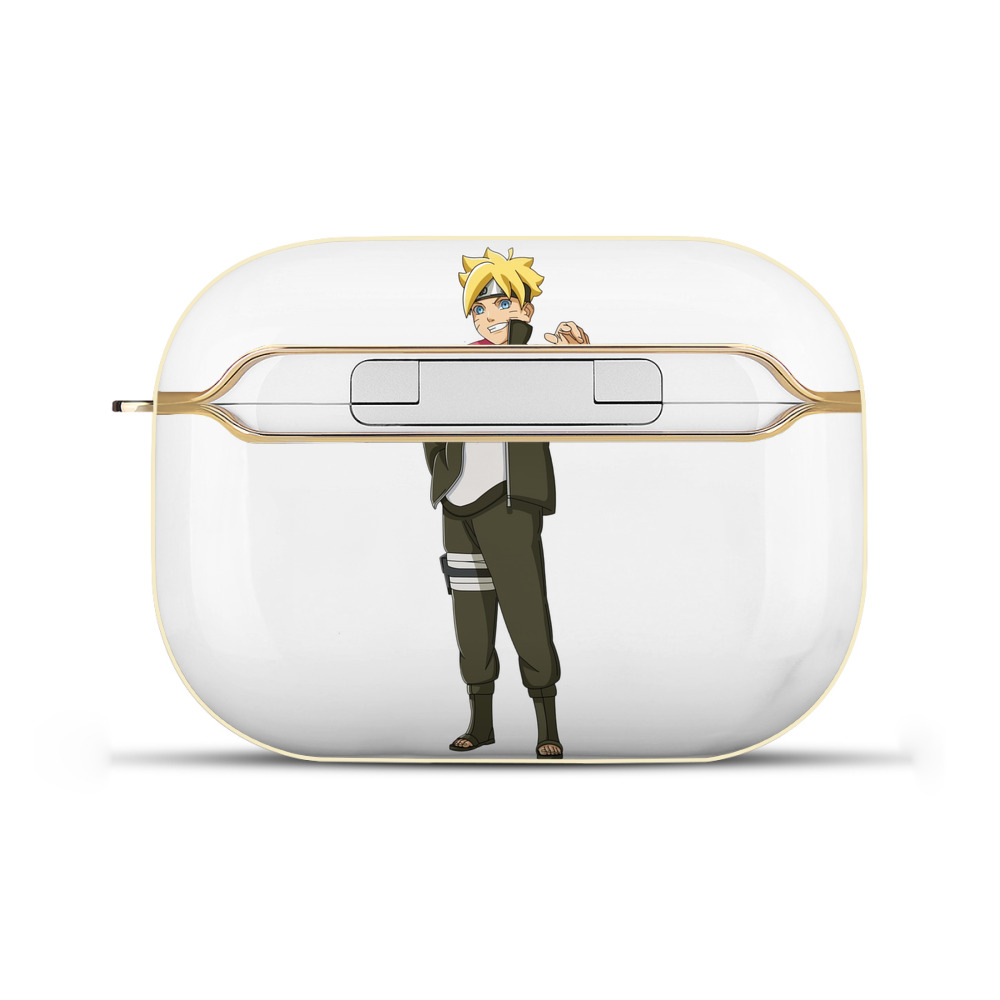 （画像用） NARUTO -ナルト- うずまき ボルト Uzumaki Boruto 【AirPods Pro用】ハードシェル保護ケース｜耐衝撃・防指紋・カラビナ付き商品仕様