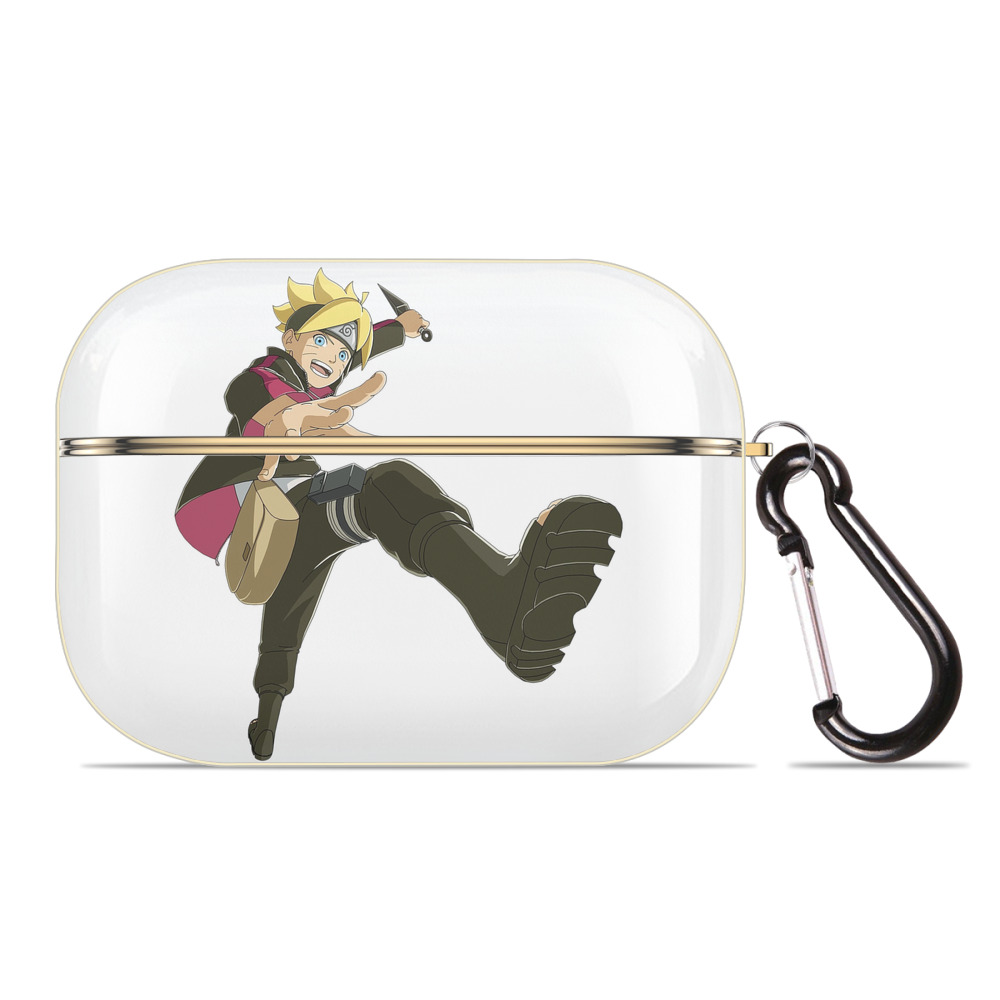 （画像用） NARUTO -ナルト- うずまき ボルト Uzumaki Boruto 【AirPods Pro用】ハードシェル保護ケース｜耐衝撃・防指紋・カラビナ付き商品仕様