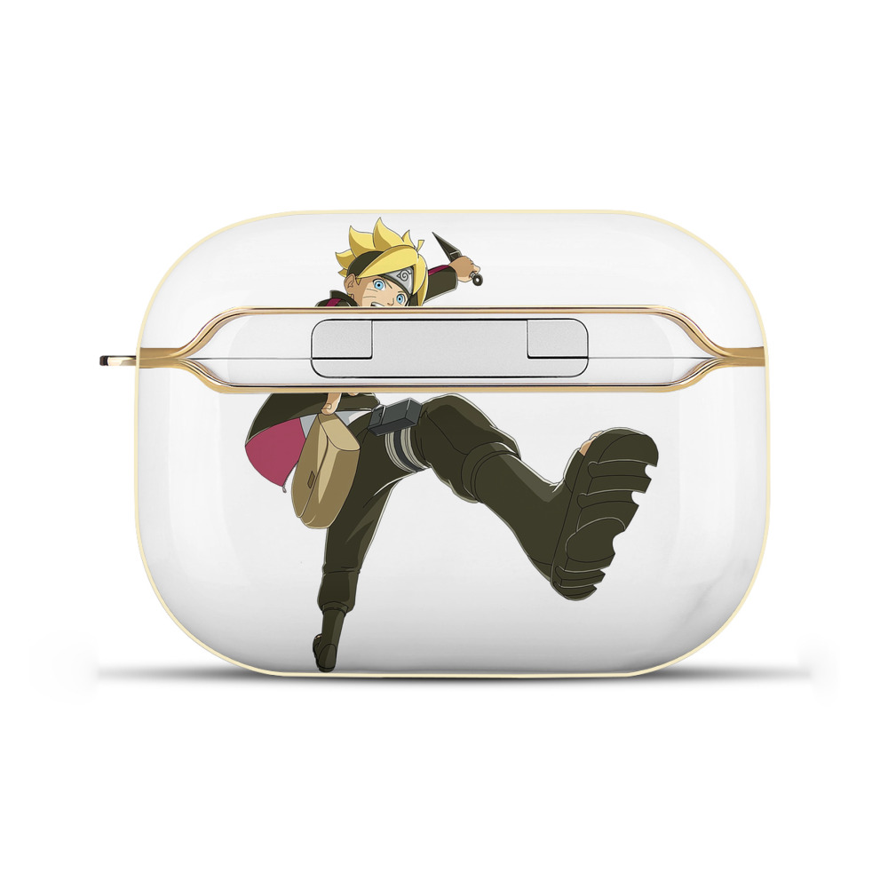 （画像用） NARUTO -ナルト- うずまき ボルト Uzumaki Boruto 【AirPods Pro用】ハードシェル保護ケース｜耐衝撃・防指紋・カラビナ付き商品仕様
