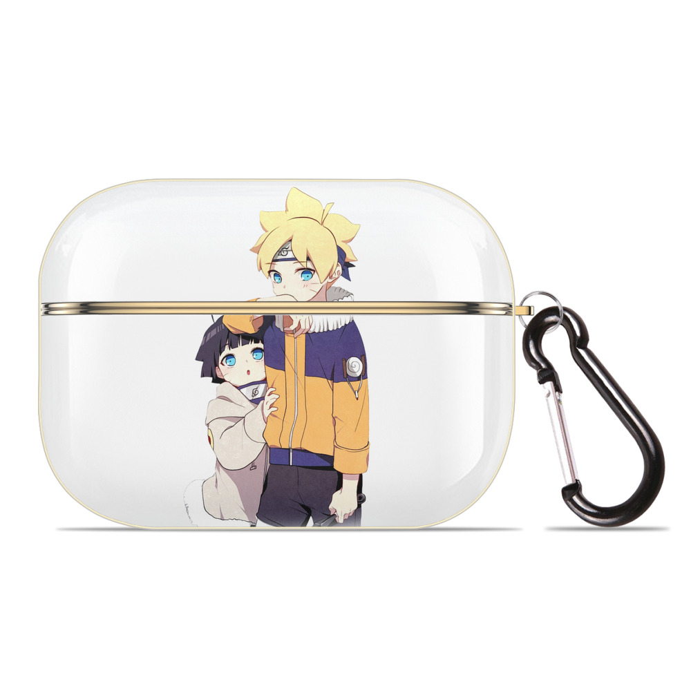 （画像用） NARUTO -ナルト- うずまき ボルト Uzumaki Boruto 【AirPods Pro用】ハードシェル保護ケース｜耐衝撃・防指紋・カラビナ付き商品仕様