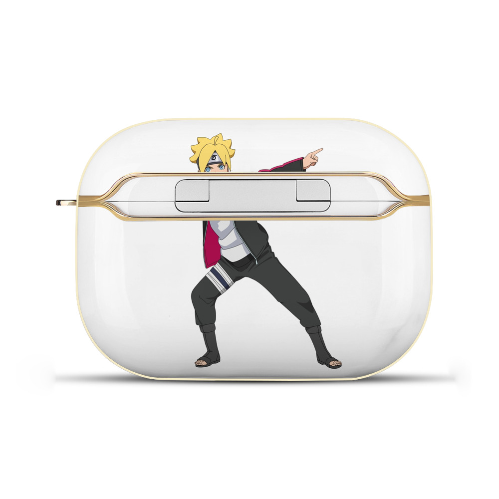 （画像用） NARUTO -ナルト- うずまき ボルト Uzumaki Boruto 【AirPods Pro用】ハードシェル保護ケース｜耐衝撃・防指紋・カラビナ付き商品仕様