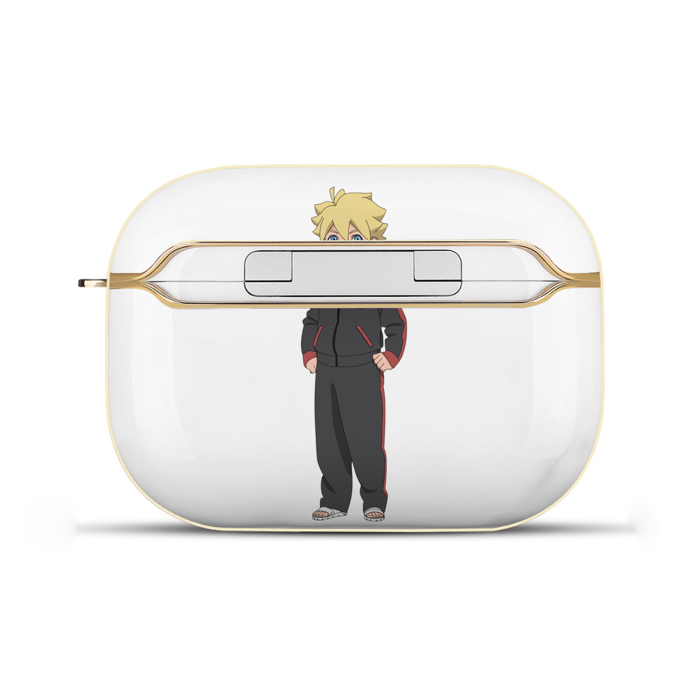 （画像用） NARUTO -ナルト- うずまき ボルト Uzumaki Boruto 【AirPods Pro用】ハードシェル保護ケース｜耐衝撃・防指紋・カラビナ付き商品仕様