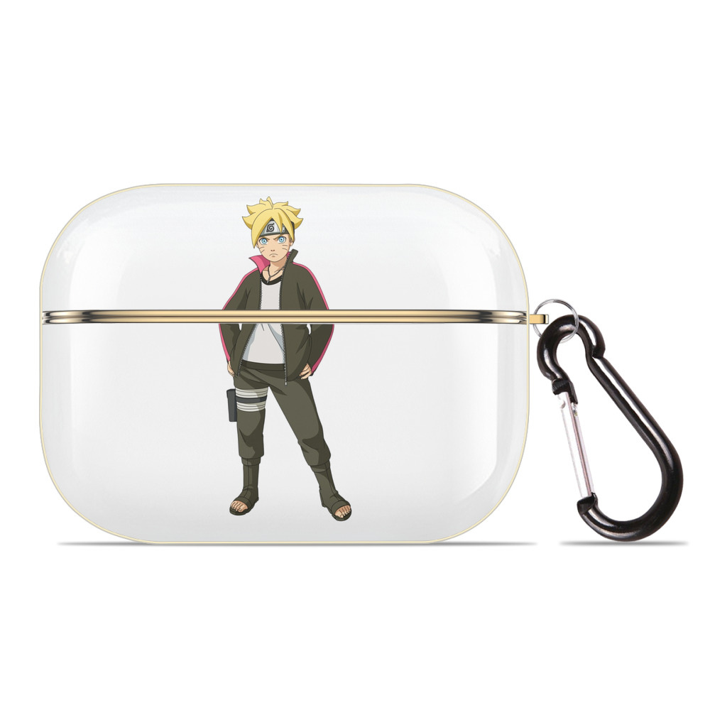 （画像用） NARUTO -ナルト- うずまき ボルト Uzumaki Boruto 【AirPods Pro用】ハードシェル保護ケース｜耐衝撃・防指紋・カラビナ付き商品仕様