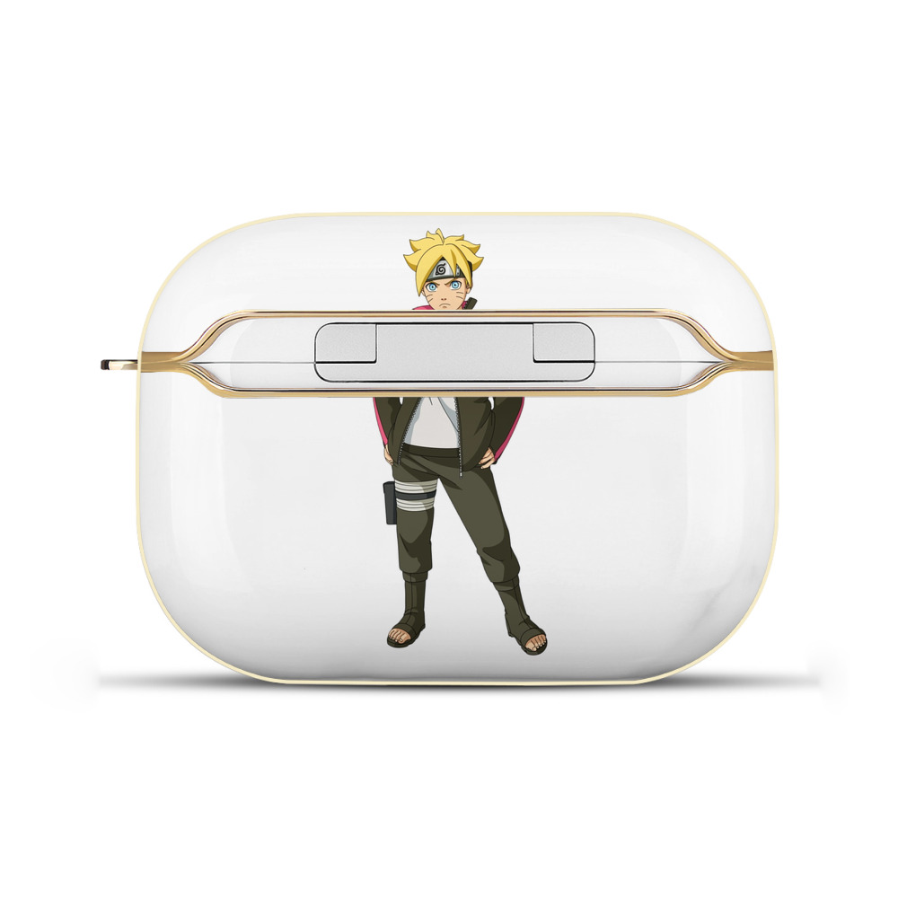 （画像用） NARUTO -ナルト- うずまき ボルト Uzumaki Boruto 【AirPods Pro用】ハードシェル保護ケース｜耐衝撃・防指紋・カラビナ付き商品仕様
