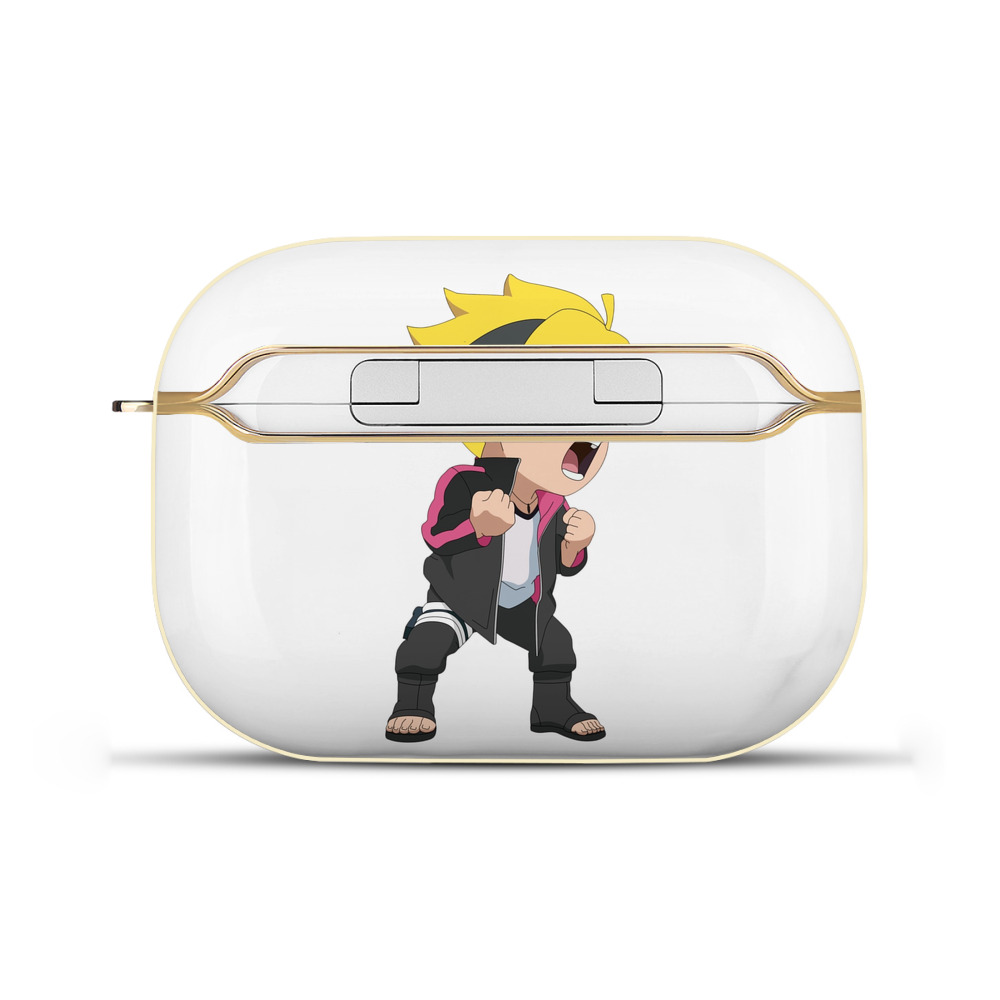 （画像用） NARUTO -ナルト- うずまき ボルト Uzumaki Boruto 【AirPods Pro用】ハードシェル保護ケース｜耐衝撃・防指紋・カラビナ付き商品仕様