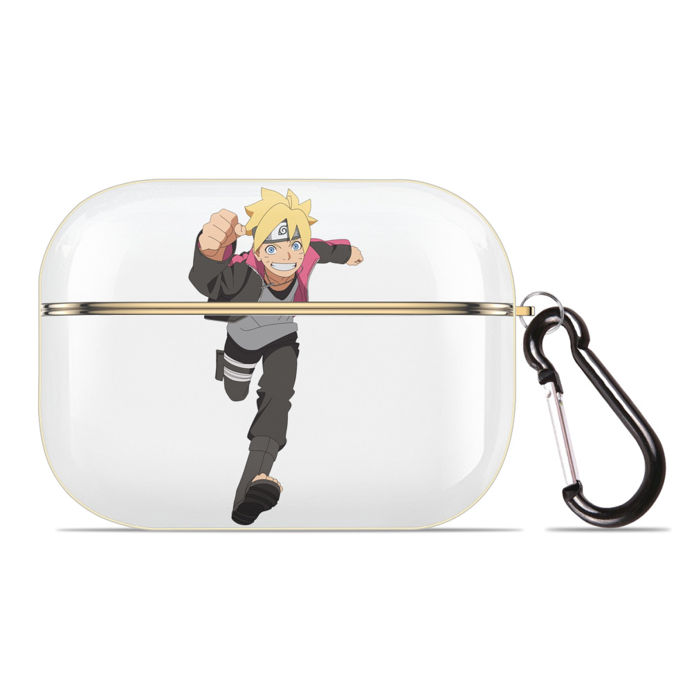 （画像用） NARUTO -ナルト- うずまき ボルト Uzumaki Boruto 【AirPods Pro用】ハードシェル保護ケース｜耐衝撃・防指紋・カラビナ付き商品仕様