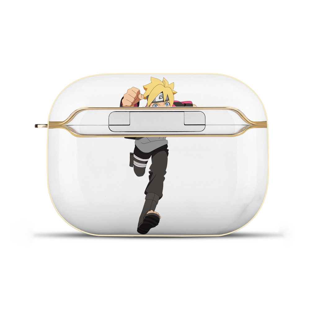 （画像用） NARUTO -ナルト- うずまき ボルト Uzumaki Boruto 【AirPods Pro用】ハードシェル保護ケース｜耐衝撃・防指紋・カラビナ付き商品仕様