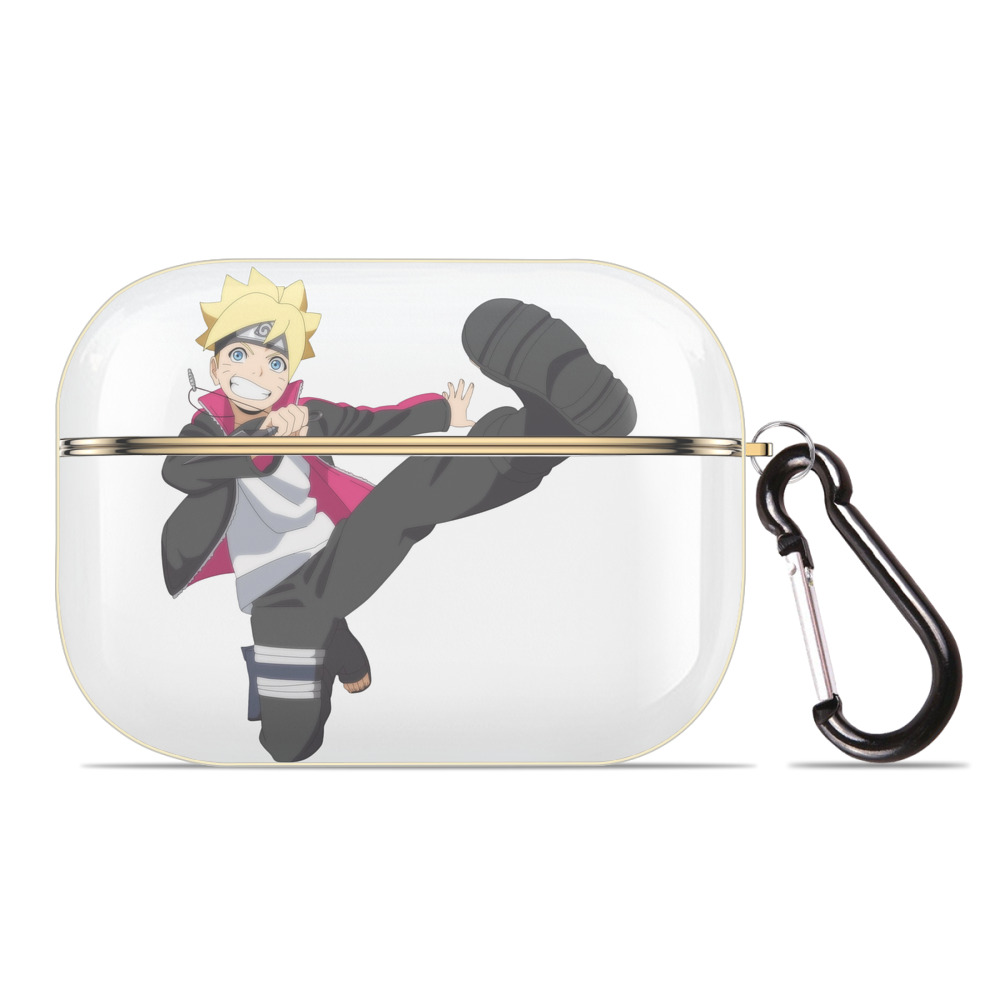（画像用） NARUTO -ナルト- うずまき ボルト Uzumaki Boruto 【AirPods Pro用】ハードシェル保護ケース｜耐衝撃・防指紋・カラビナ付き商品仕様