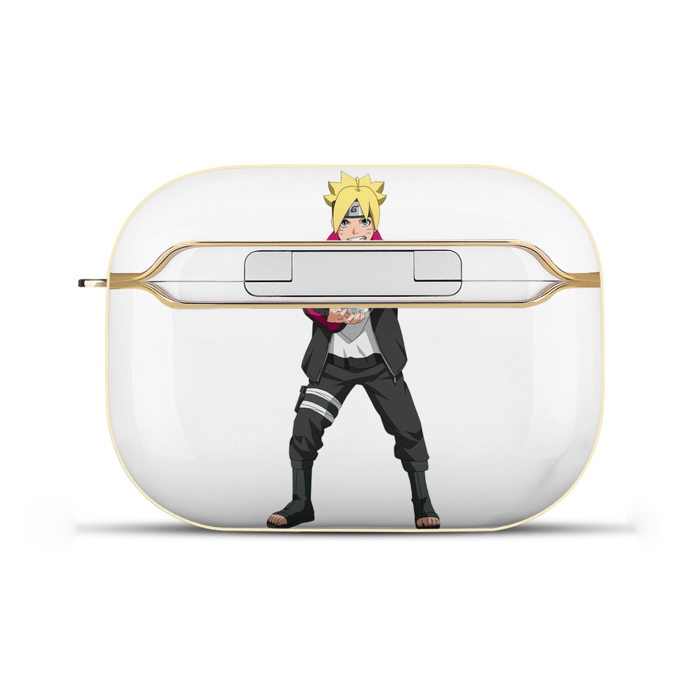 （画像用） NARUTO -ナルト- うずまき ボルト Uzumaki Boruto 【AirPods Pro用】ハードシェル保護ケース｜耐衝撃・防指紋・カラビナ付き商品仕様