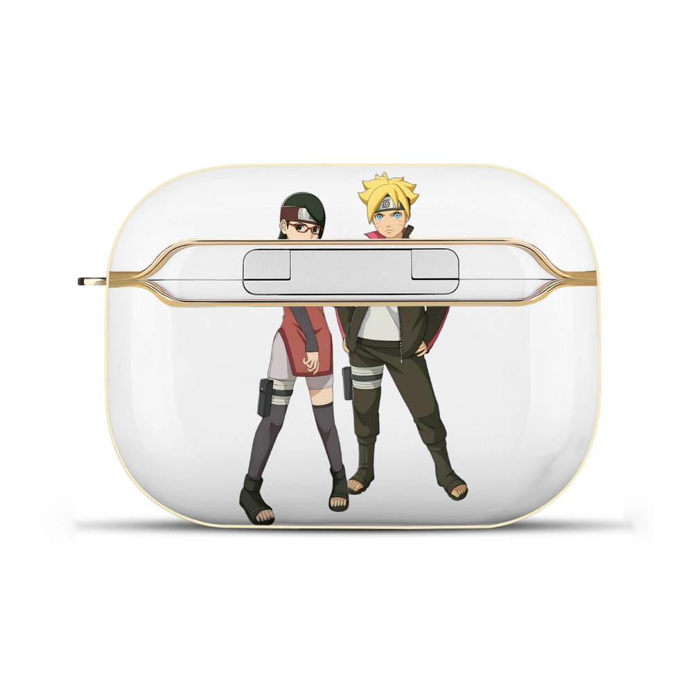 （画像用） NARUTO -ナルト- うずまき ボルト Uzumaki Boruto 【AirPods Pro用】ハードシェル保護ケース｜耐衝撃・防指紋・カラビナ付き商品仕様