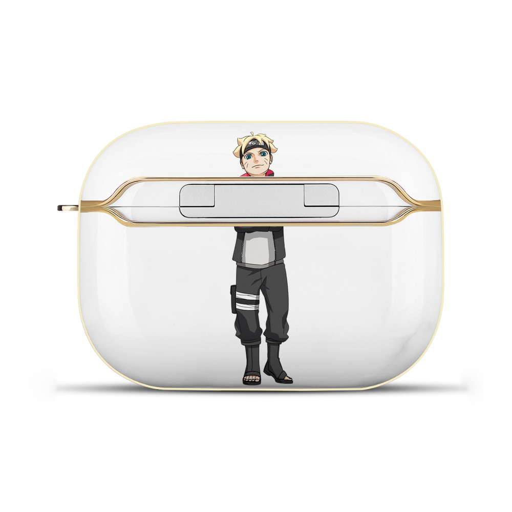 （画像用） NARUTO -ナルト- うずまき ボルト Uzumaki Boruto 【AirPods Pro用】ハードシェル保護ケース｜耐衝撃・防指紋・カラビナ付き商品仕様