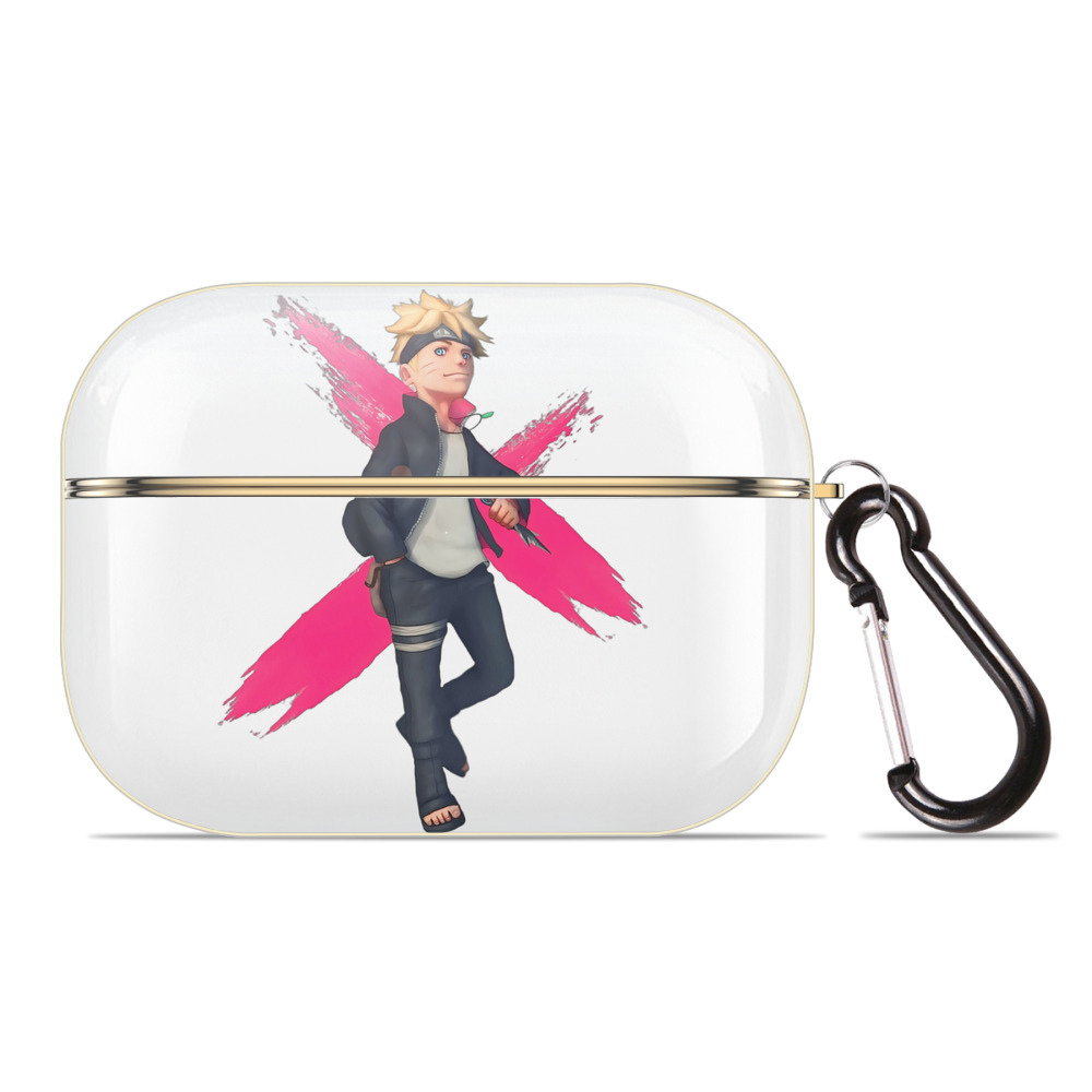 （画像用） NARUTO -ナルト- うずまき ボルト Uzumaki Boruto 【AirPods Pro用】ハードシェル保護ケース｜耐衝撃・防指紋・カラビナ付き商品仕様