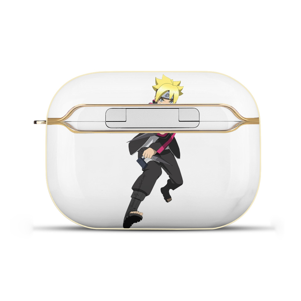 （画像用） NARUTO -ナルト- うずまき ボルト Uzumaki Boruto 【AirPods Pro用】ハードシェル保護ケース｜耐衝撃・防指紋・カラビナ付き商品仕様