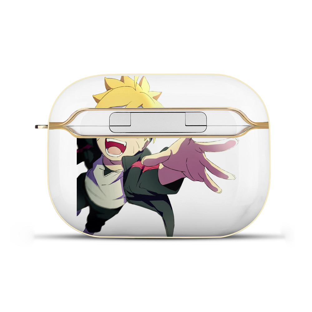 （画像用） NARUTO -ナルト- うずまき ボルト Uzumaki Boruto 【AirPods Pro用】ハードシェル保護ケース｜耐衝撃・防指紋・カラビナ付き商品仕様