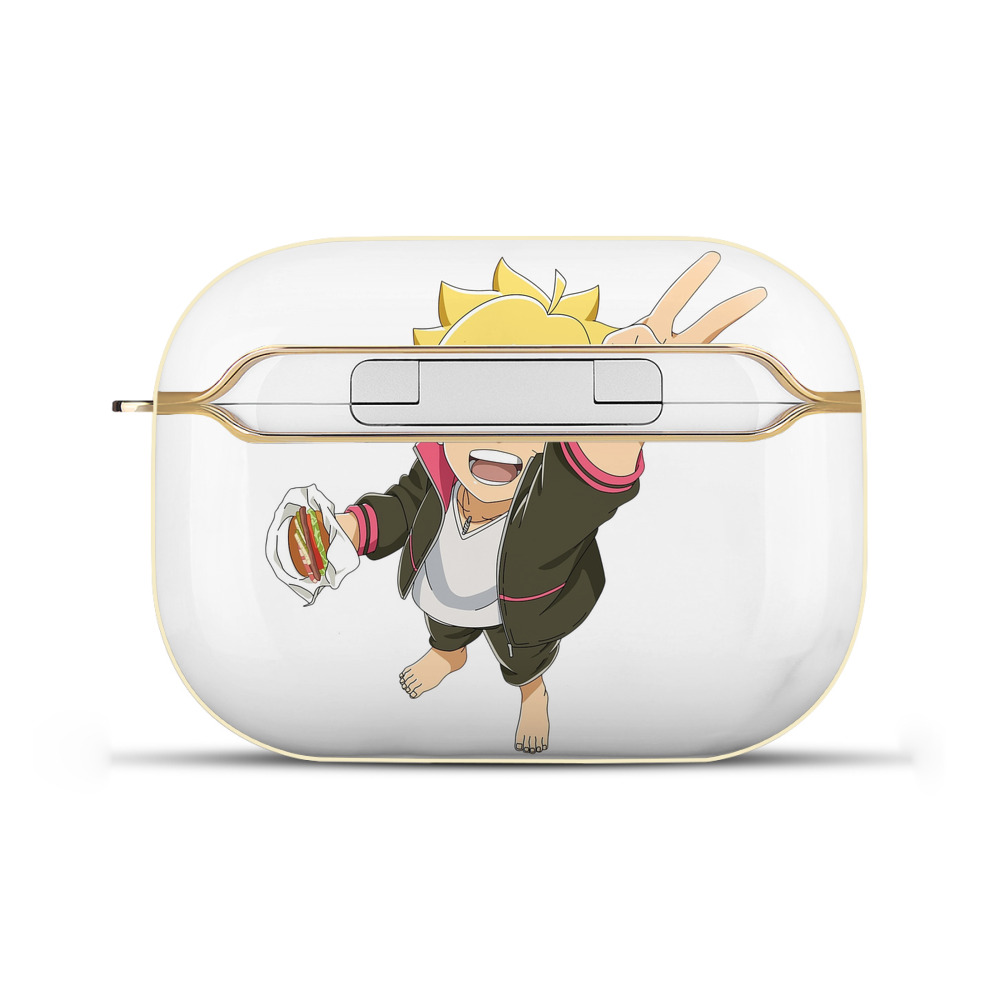 （画像用） NARUTO -ナルト- うずまき ボルト Uzumaki Boruto 【AirPods Pro用】ハードシェル保護ケース｜耐衝撃・防指紋・カラビナ付き商品仕様